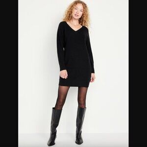 Old Navy V-Neck Sweater Dress -- New With Tags
